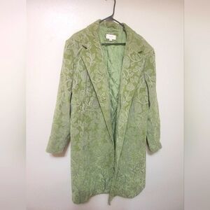 Merona 3x Chartruese Damask Jacket